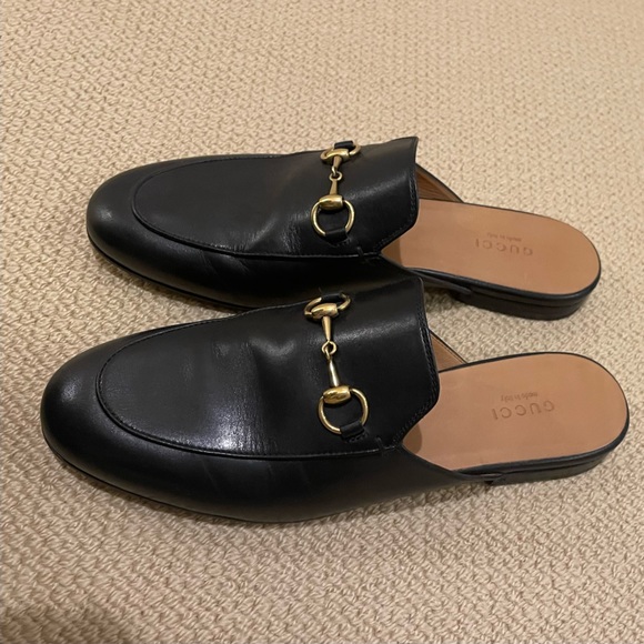 GUCCI Princetown Leather Mules - Picture 3 of 6